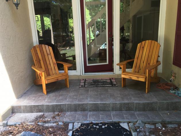 What A Way To Greet Guests At Your Front Door Adirondack Chair