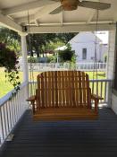 Click to enlarge image One of our Favorite Jobs Ever! This Swing Hangs on the Front Porch of a Declared Historical Home that also serves as a BNB - Swings - Several styles of Swings and Frames are Available